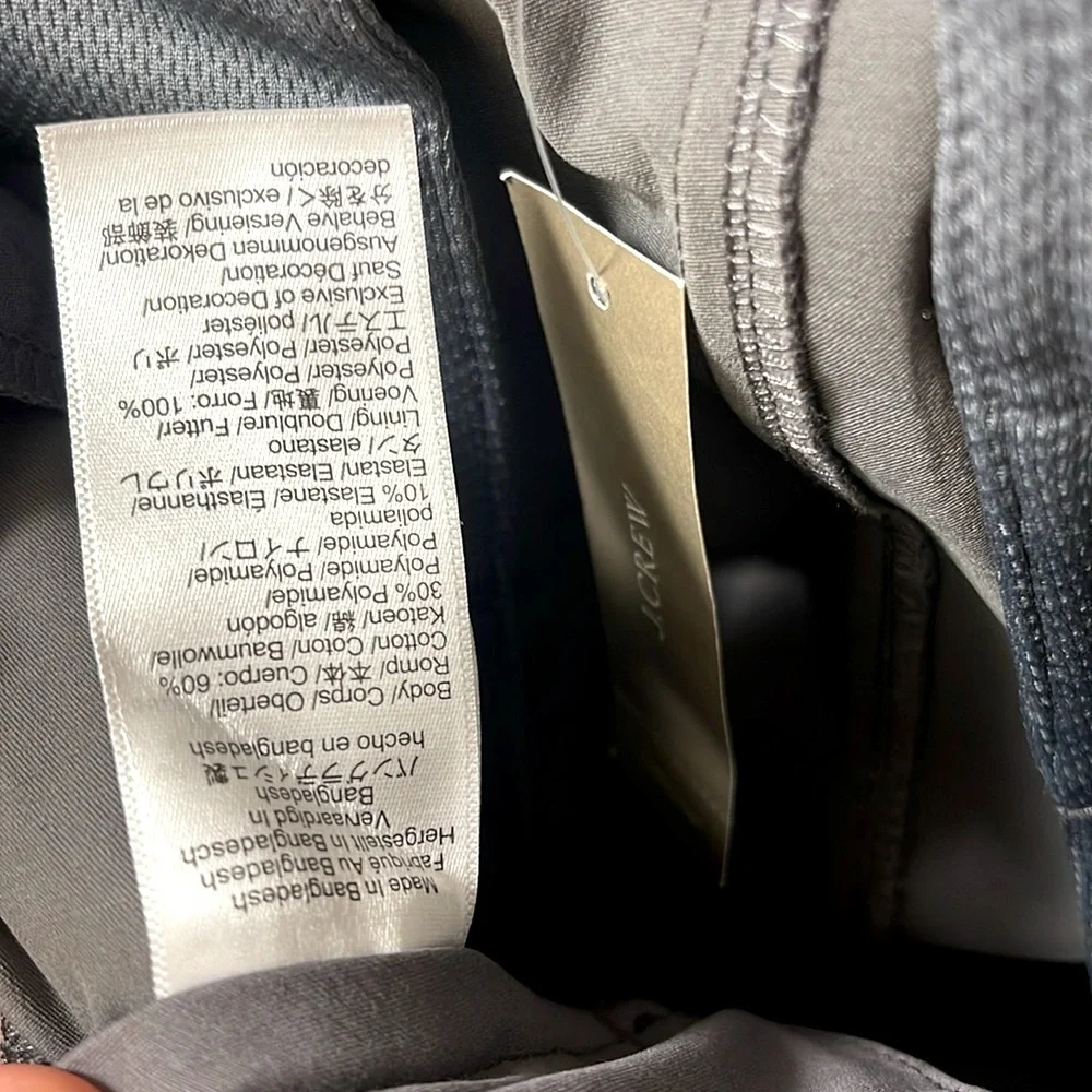 NWT J.Crew 484 Slim-fit Tech Pant